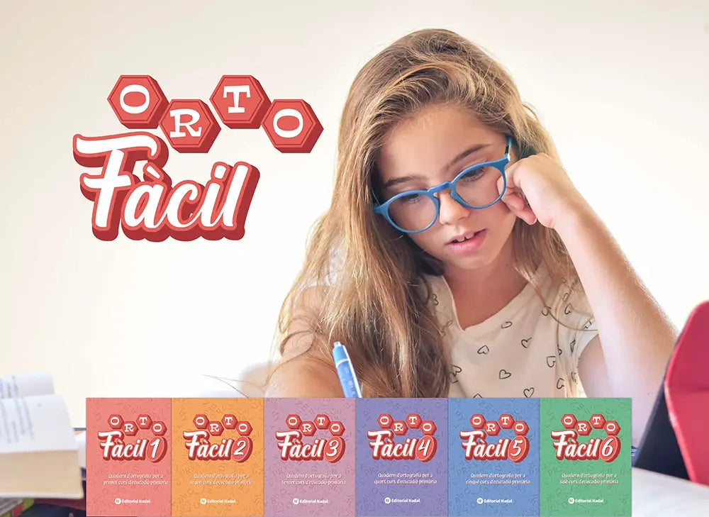 Orto fàcil, quaderns d’ortografia catalana per nens de primària