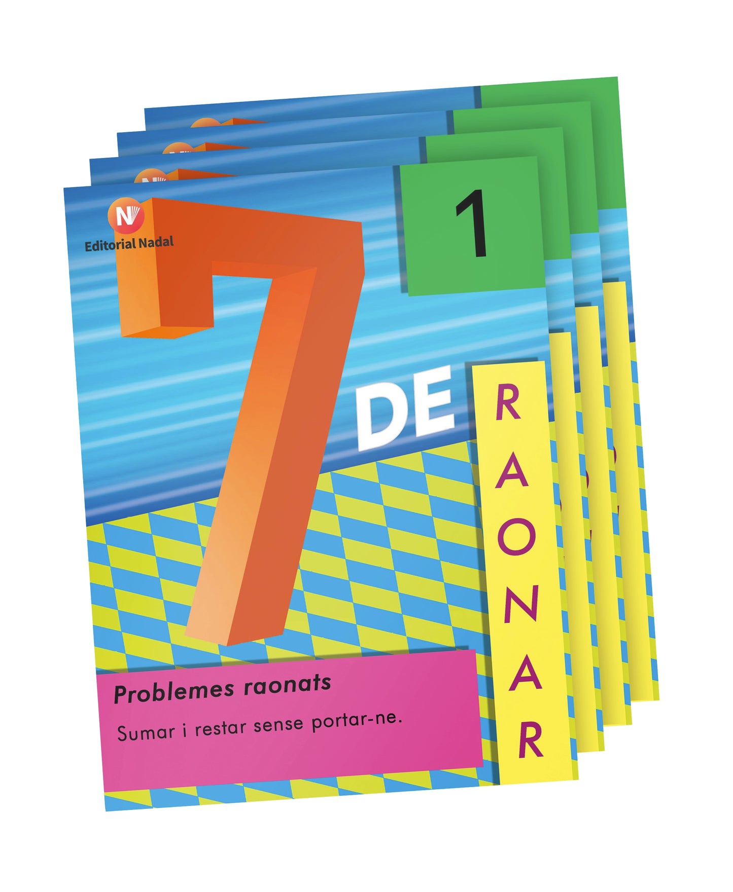 Col·lecció de quaderns de matemàtiques - 7 de raonar - primària