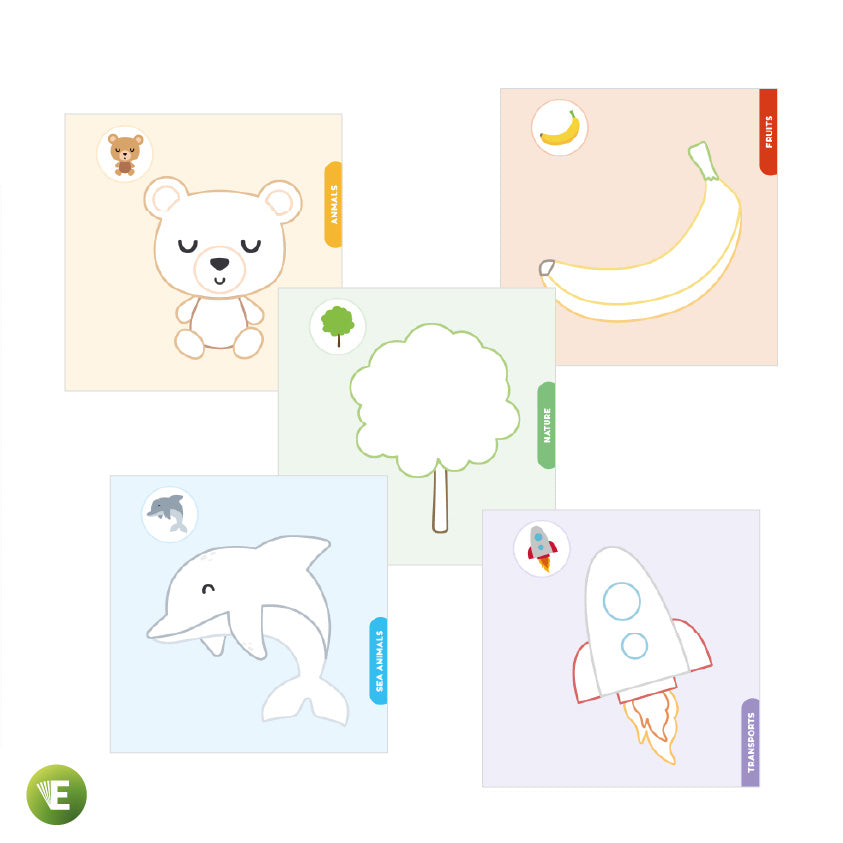 My First 40 Words – Quadern per pintar i aprendre anglès (2-5 anys)