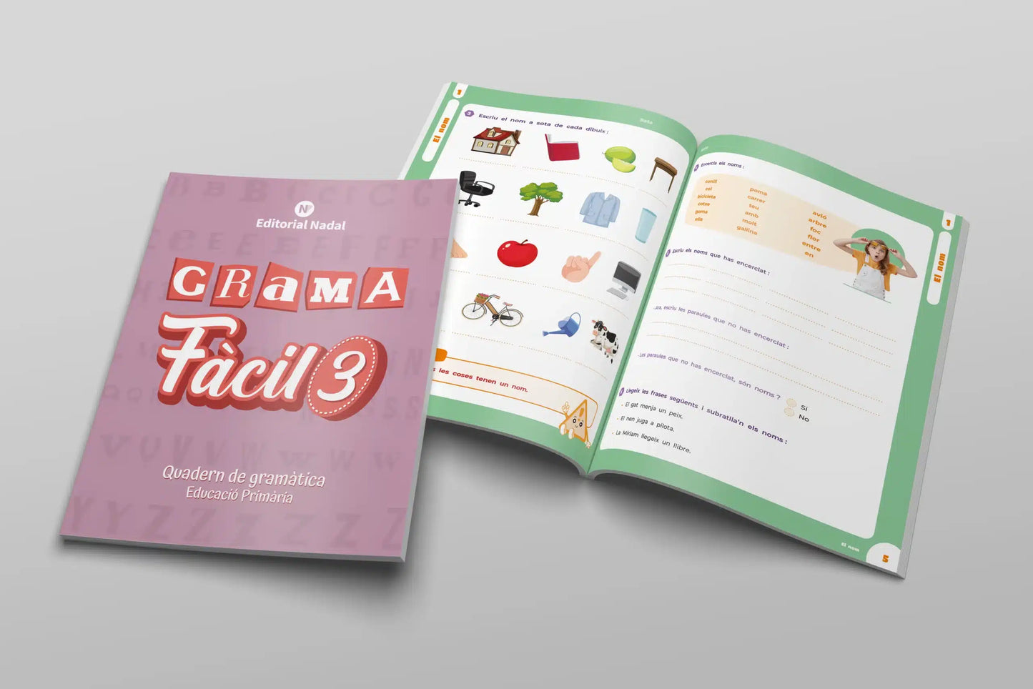 Grama fàcil 3 - Quadern de gramàtica - 3r primària