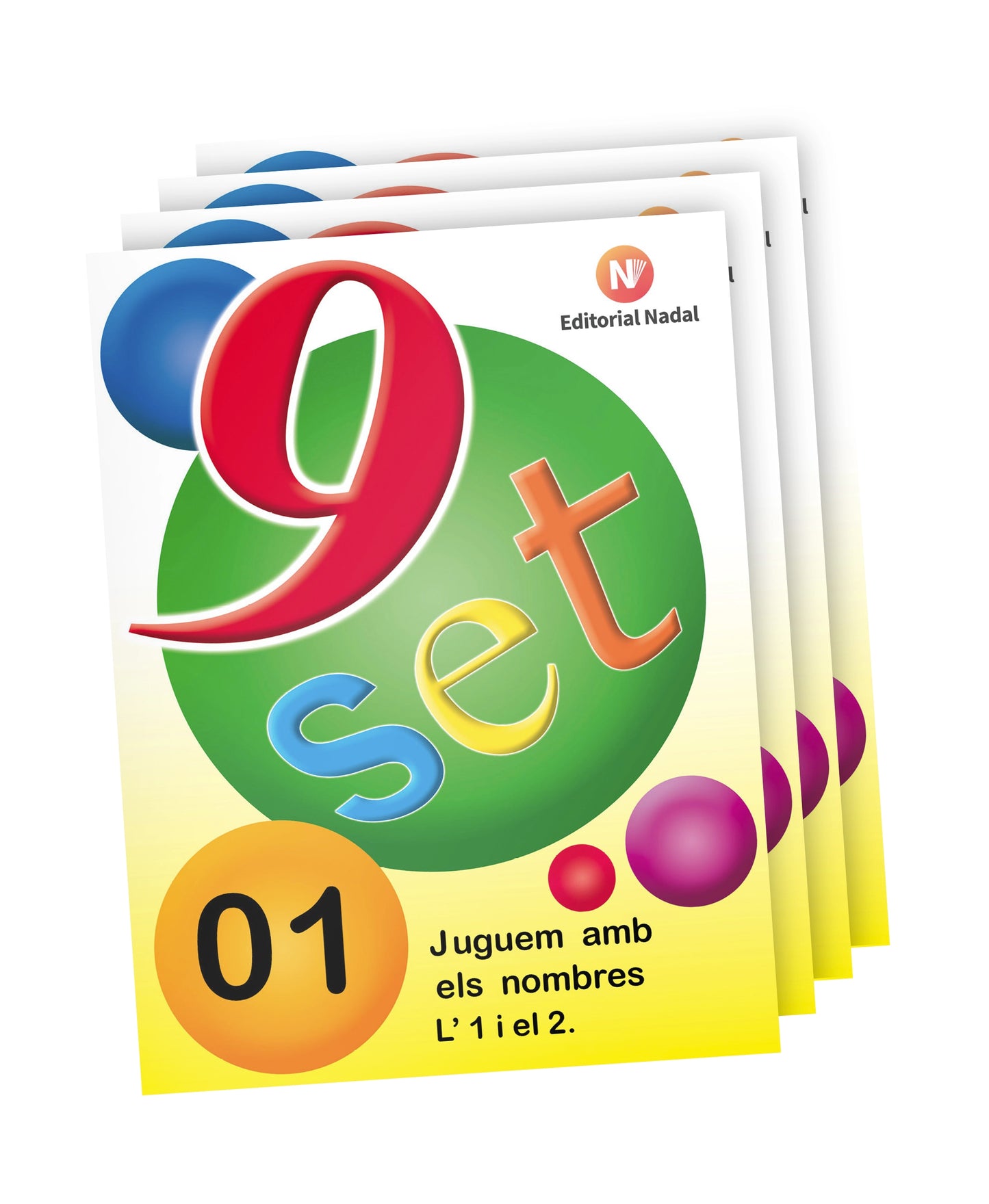 Col·lecció matemàtiques - Nou set - Juguem amb els nombres - infantil