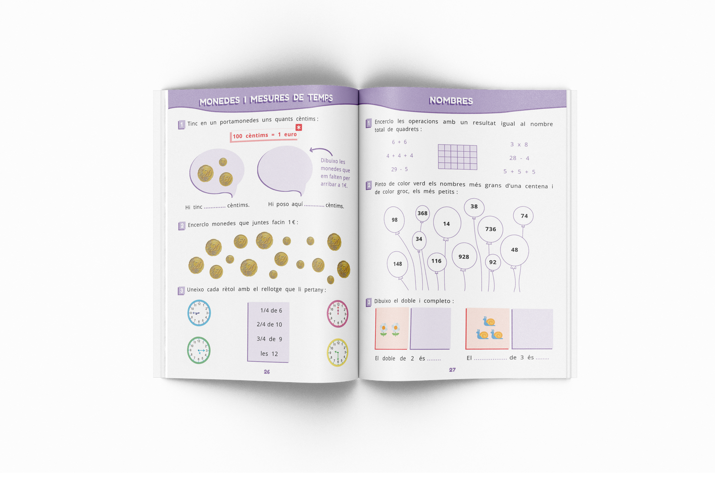 Quadern de Matemàtiques - Pont - Segon Primària