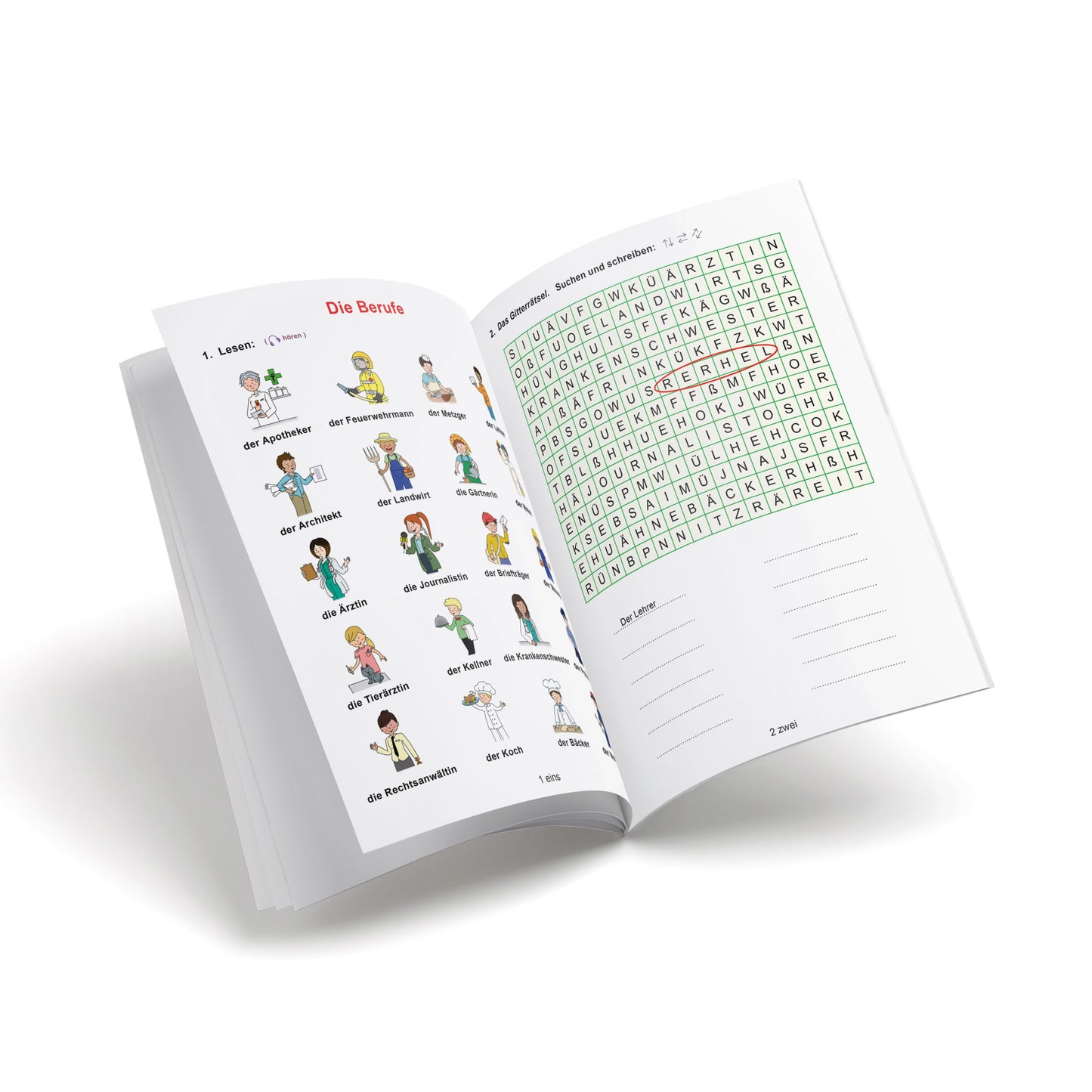 fichas alemán bitte 10