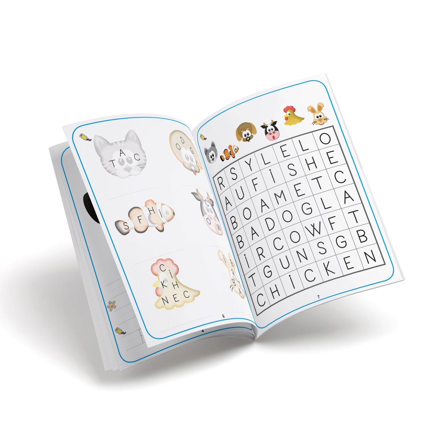 fichas ingles animals