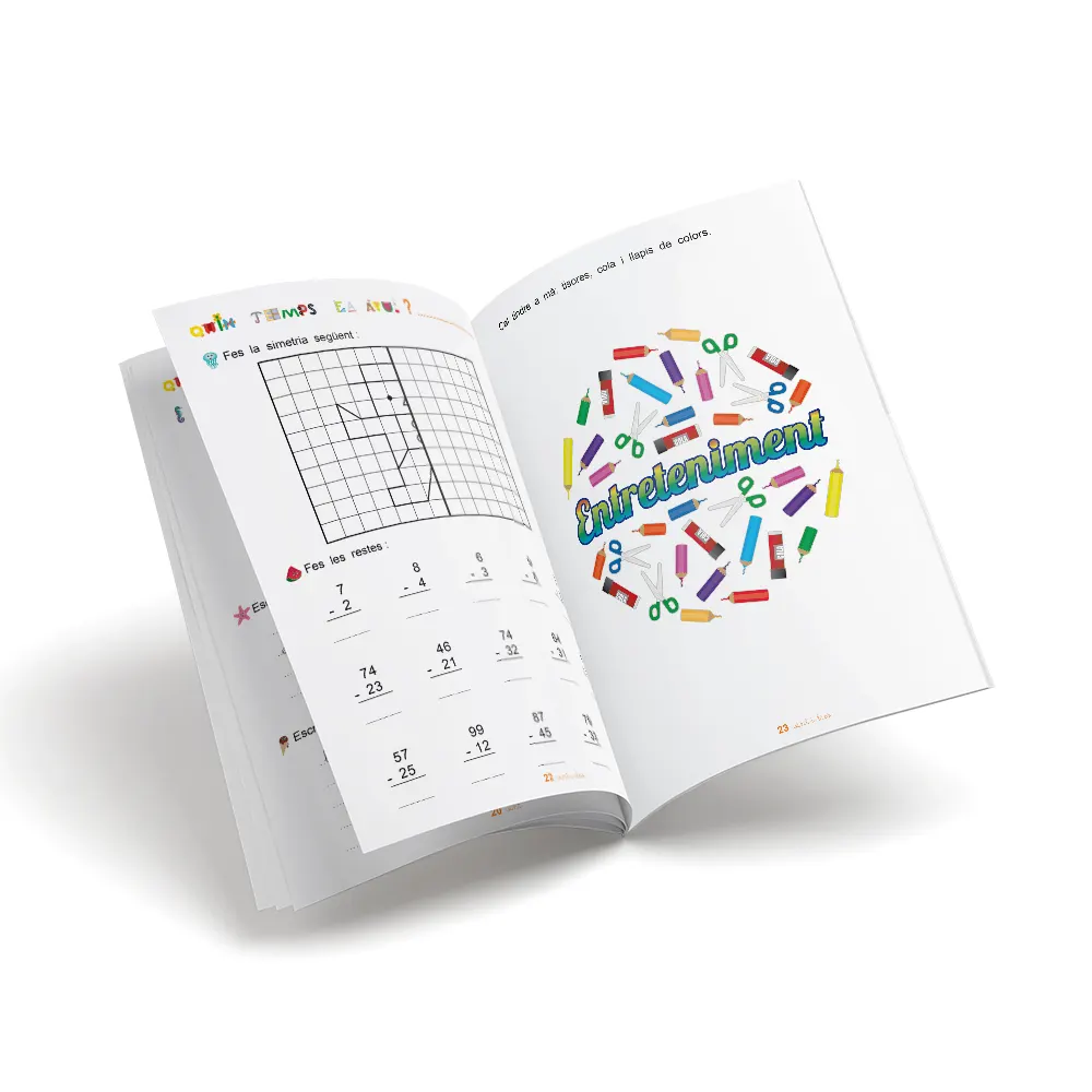 Quadern de repàs d'estiu - Vacances - Primer de Primària