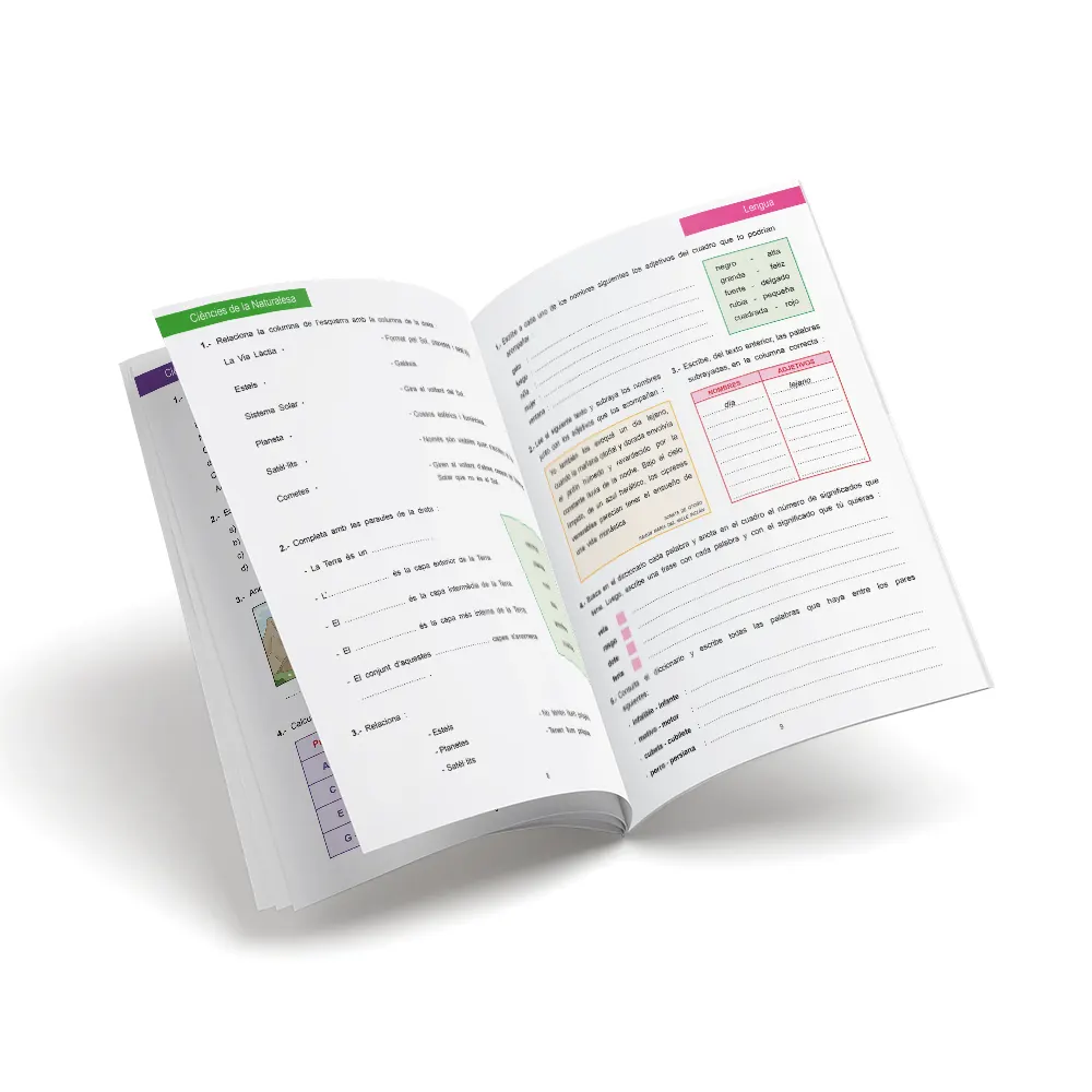 Quadern de repàs d'estiu - Vacances - Primer de Secundària