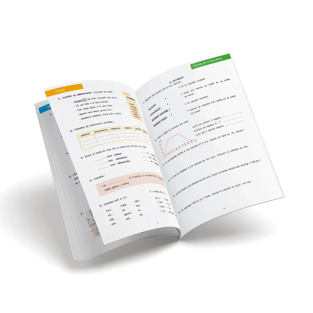 Quadern de repàs d'estiu - Vacances - Segon de Secundària