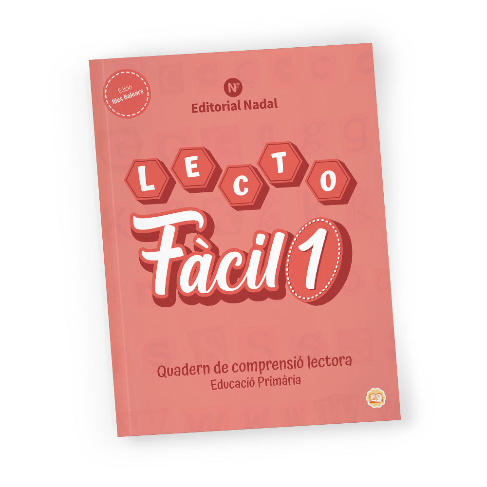Lecto fàcil 1 impremta balear - Quadern comprensió i velocitat lectora - 1r de primària
