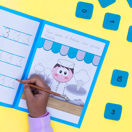 Quadern de grafomotricitat - Puente Infantil Números - 3 años