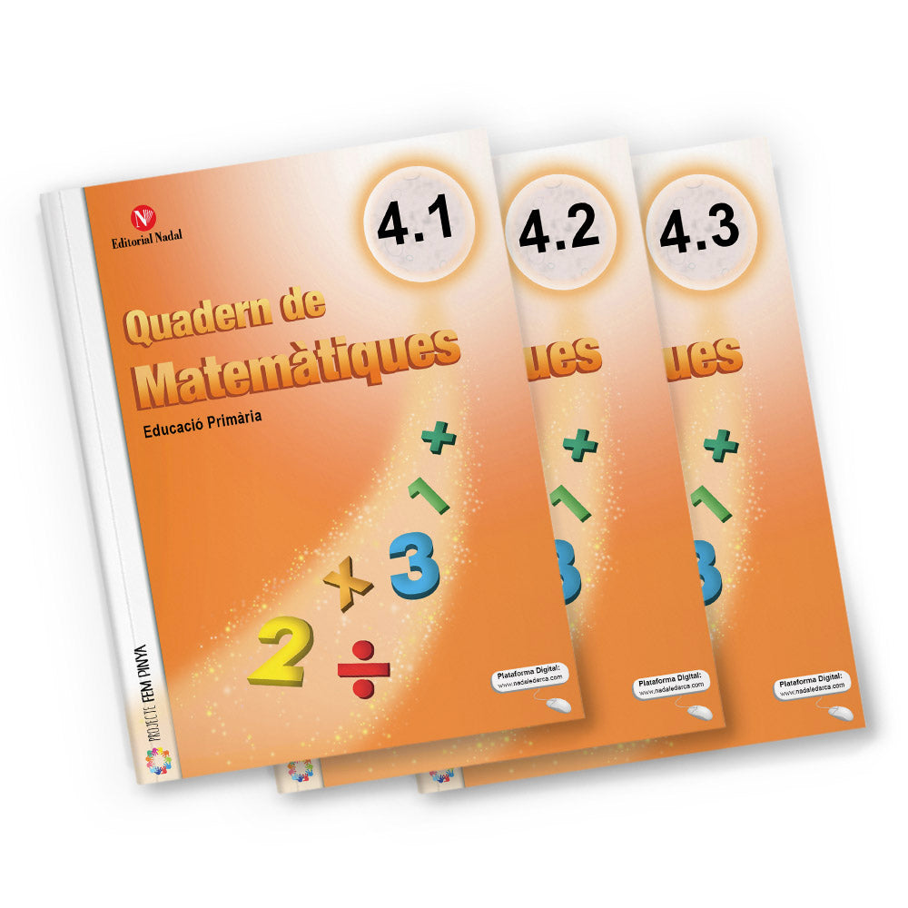 Quaderns de Matemàtiques - 4t primària - Projecte Fem Pinya