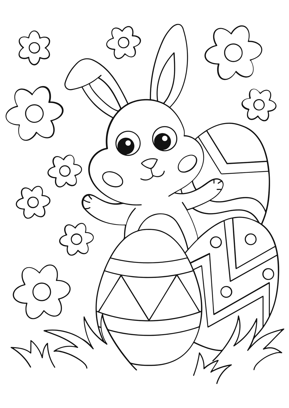 Dibuixos de Pasqua per a acolorir