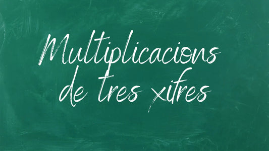 Com resoldre multiplicacions de tres xifres
