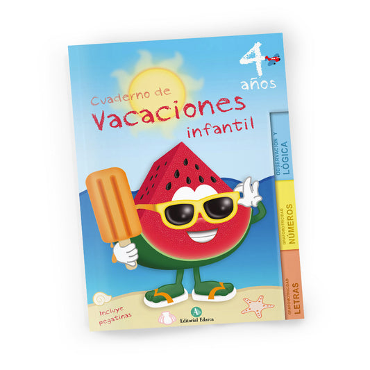 Cuaderno vacaciones 4 años