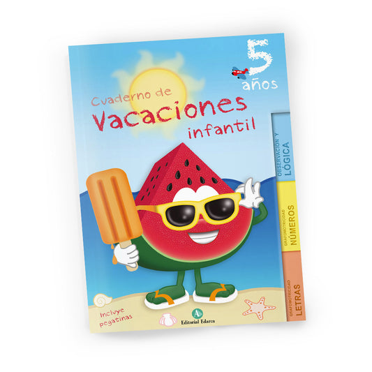 Cuaderno vacaciones 5 años