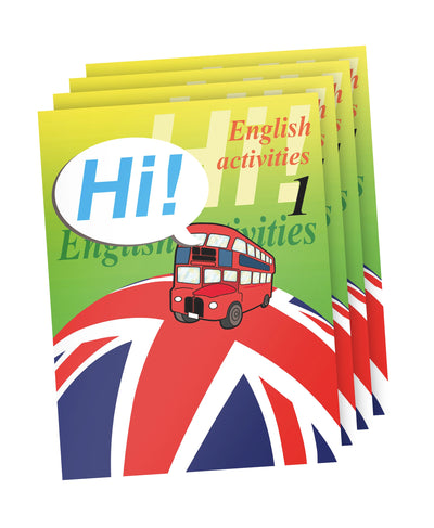 Col·lecció quaderns d'exercicis d'anglès de primària - Hi! activities