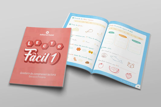 Lecto fàcil 1 lligada - Quadern comprensió i velocitat lectora - 1r de primària