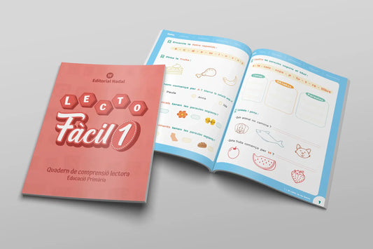 Lecto fàcil 1 impremta - Quadern comprensió i velocitat lectora - 1r de primària