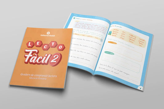 Lecto fàcil 2 lligada - Quadern comprensió i velocitat lectora - 2n de primària