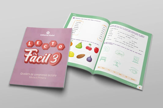 Lecto fàcil 3 - Quadern comprensió i velocitat lectora - 3r de primària