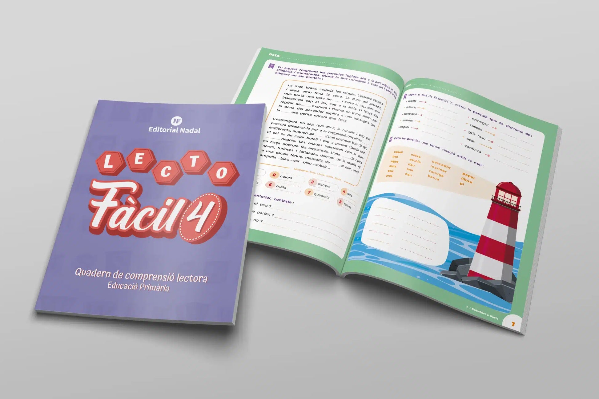 Lecto fàcil 4 - Quadern comprensió i velocitat lectora - 4t de primària