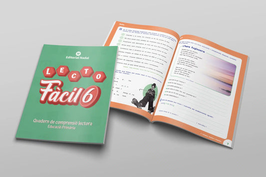 Lecto fàcil 6 - Quadern comprensió i velocitat lectora - 6è de primària