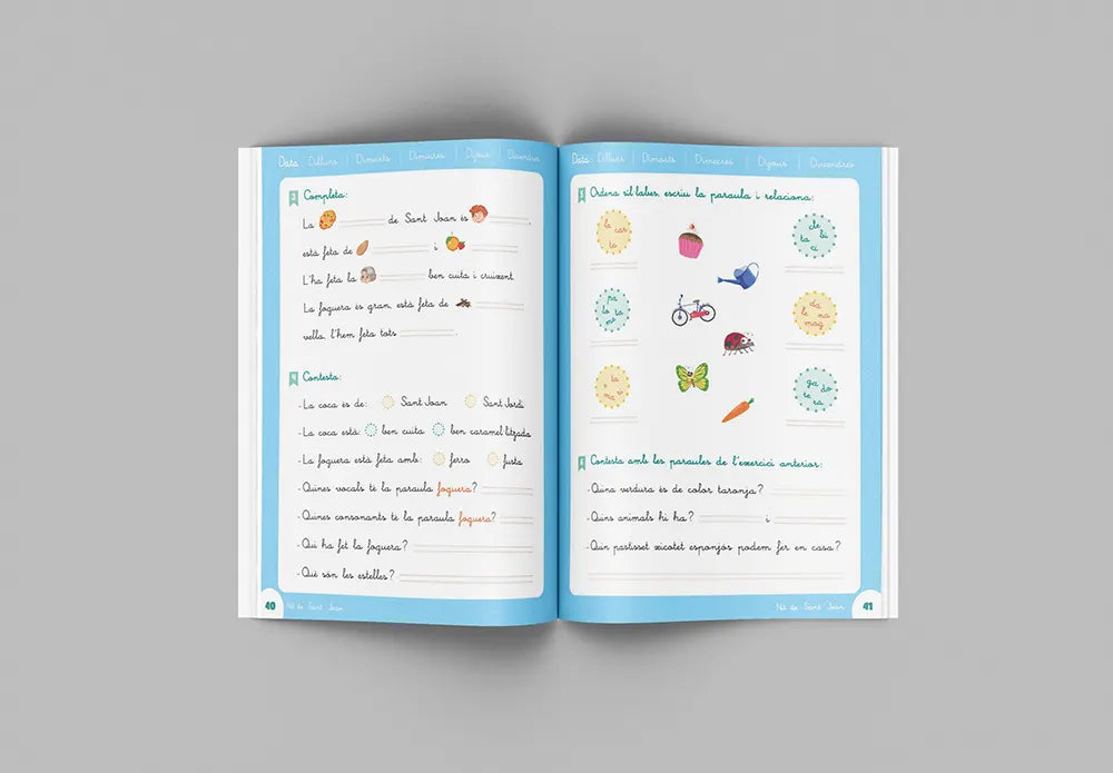 Quadern comprensió i velocitat lectora valencià – 1r primària – Lecto Eixida 1