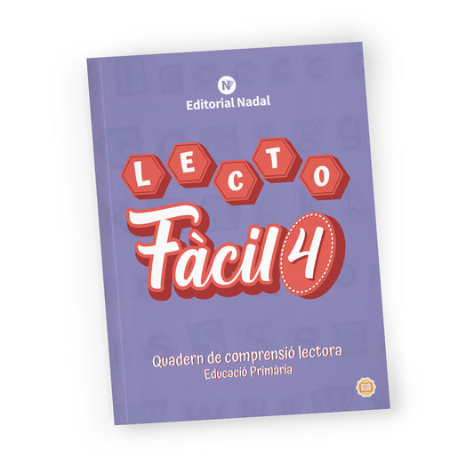 Lecto fàcil 4 - Quadern comprensió i velocitat lectora - 4t de primària