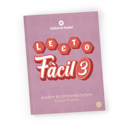 Lecto fàcil 3 - Quadern comprensió i velocitat lectora - 3r de primària