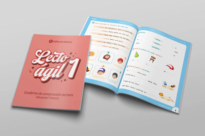 Lecto ágil 1 impremta - Quadern comprensió i velocitat lectora - 1r de primària