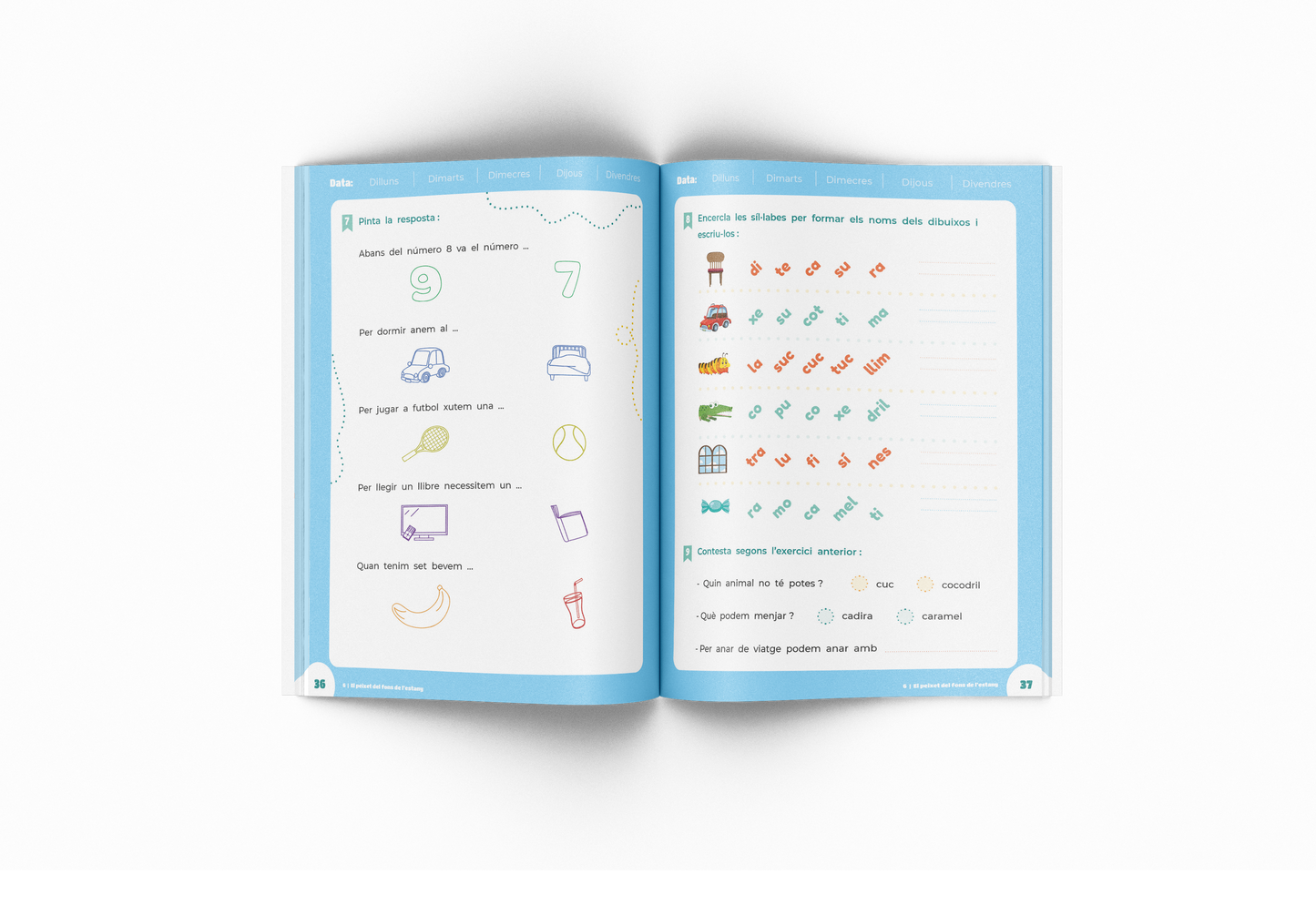 Lecto fàcil 1 impremta - Quadern comprensió i velocitat lectora - 1r de primària