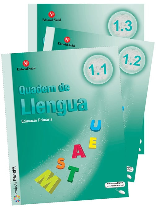 Quaderns de Llengua Valenciana impremta - 1r primària - Projecte Fem Pinya
