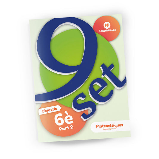 Quadern de matemàtiques - Objectiu 6è - 2a part - Nou Set