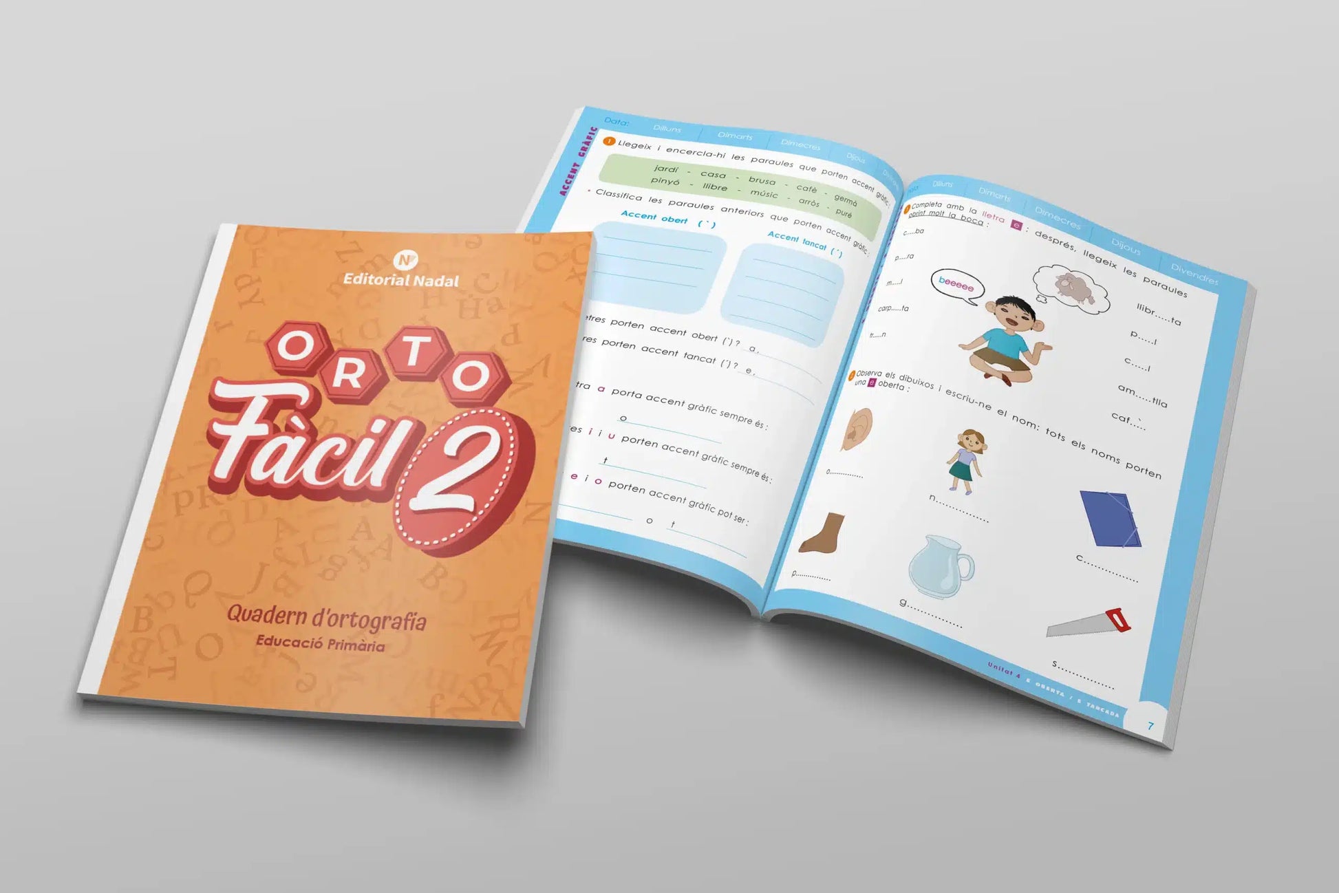 Orto fàcil 2 impremta - Quadern d'ortografia - 2n de primària