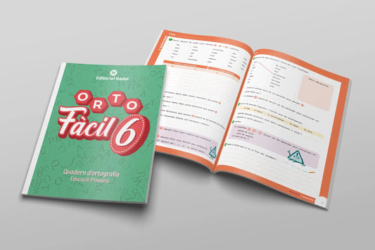 Orto fàcil 6 - Quadern d'ortografia - 6è de primària