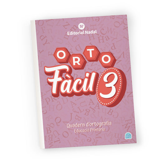 Orto fàcil 3 - Quadern d'ortografia - 3r de primària
