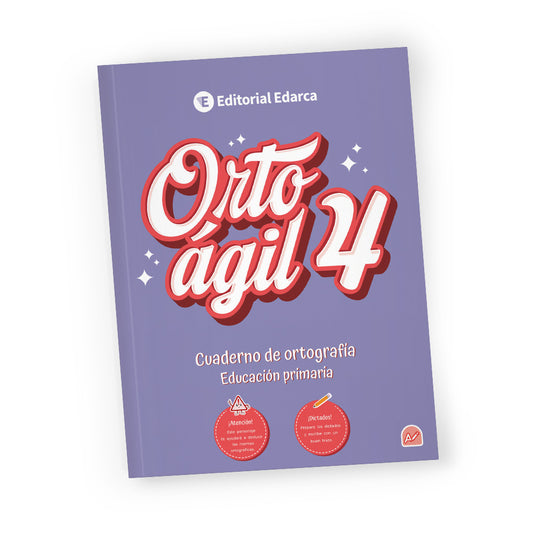 Orto ágil 4 - Quadern d'ortografia en castellà - 4t de Primària