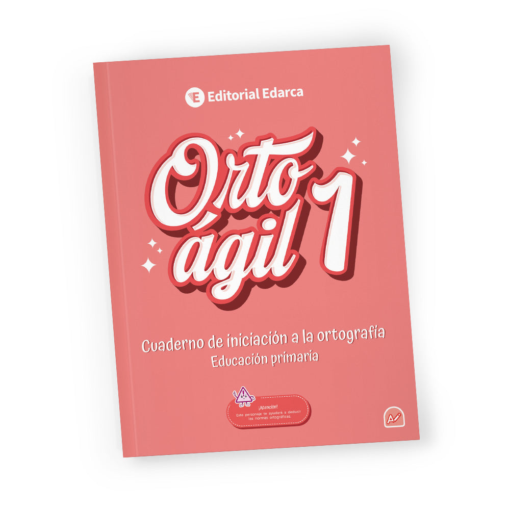 Orto ágil 1 cursiva - Quadern d'ortografia en castellà - 1r de Primària