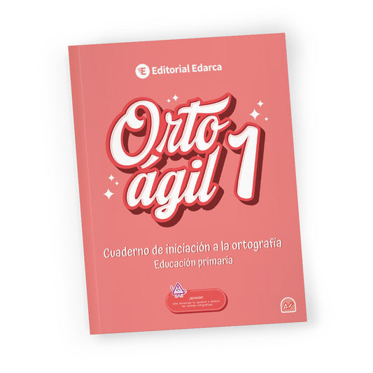 Orto ágil 1 cursiva - Quadern d'ortografia en castellà - 1r de Primària