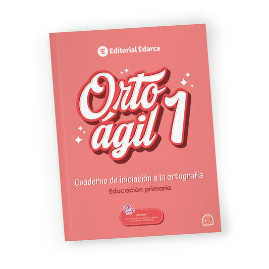Orto ágil 1 imprenta - Quadern d'ortografia en castellà - 1r de Primària