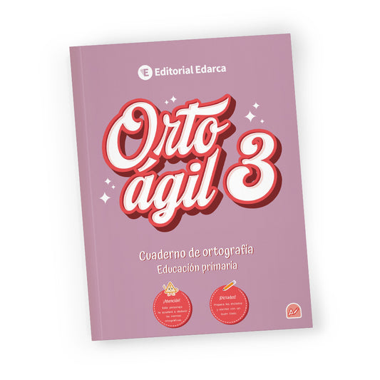 Orto ágil 3 - Quadern d'ortografia en castellà - 3r de Primària
