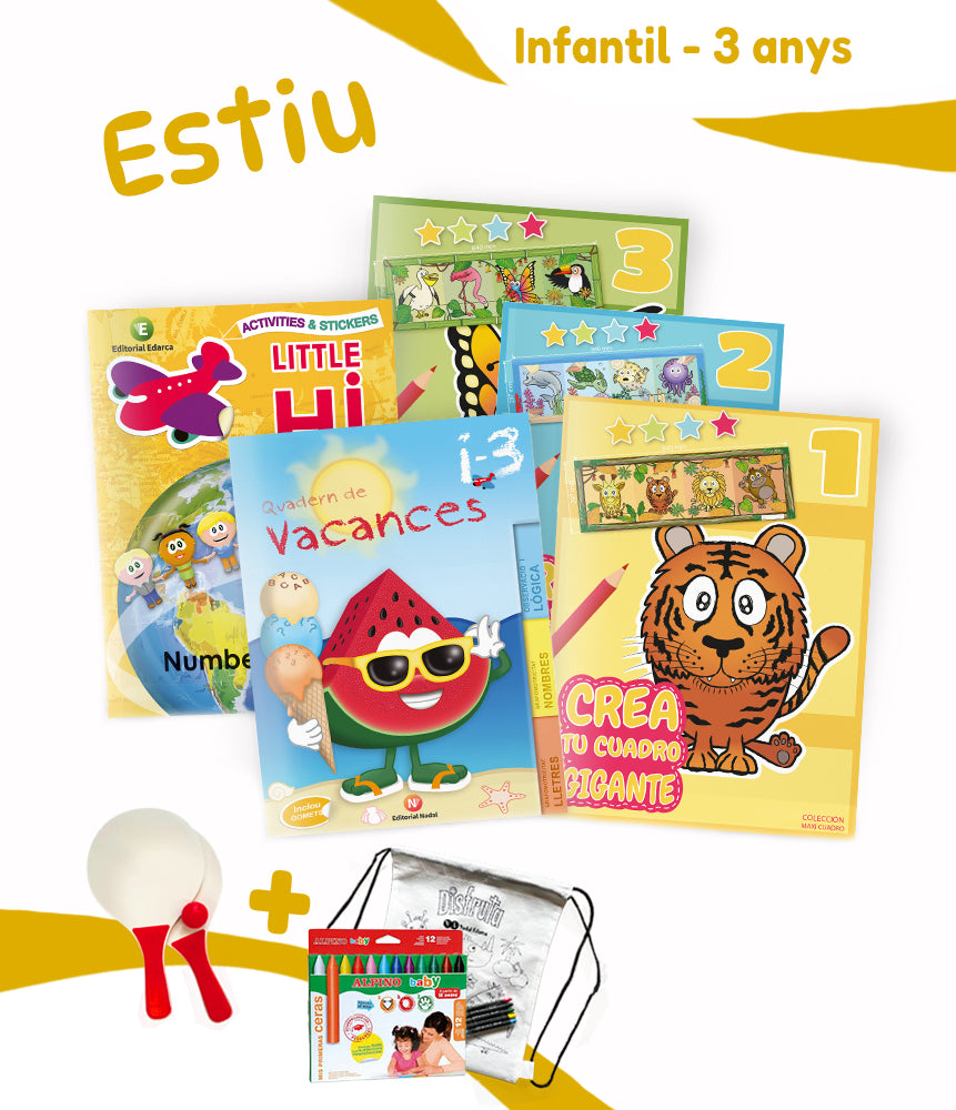 Pack de repàs d'estiu i3 infantil