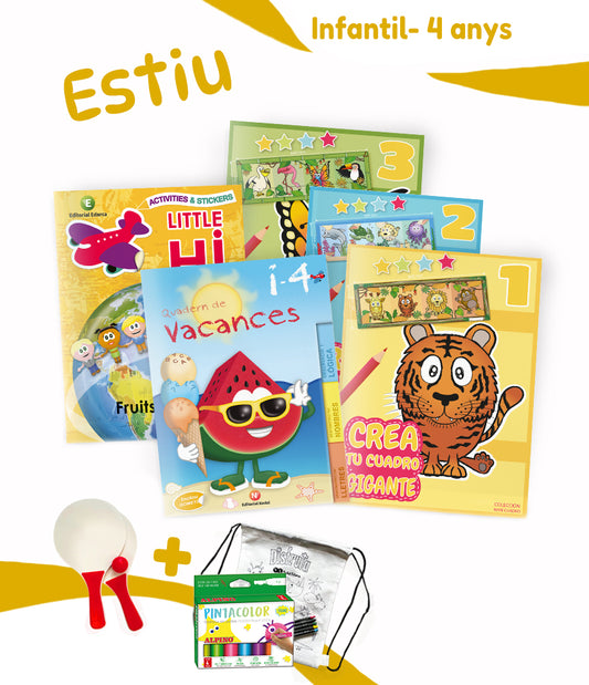 Pack de repàs d'estiu i4 infantil