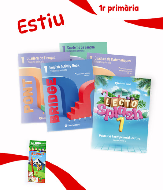 Pack de repàs d'estiu 1r primària - lligada