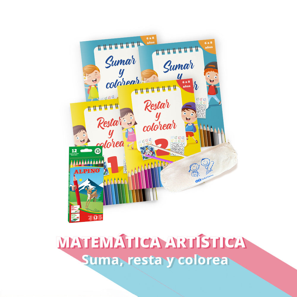 Sumar i Restar Nivell 1 i 2 - Quaderns per Pintar amb Números