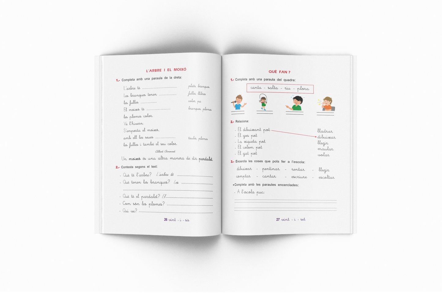 Quadern de Llengua – Pas Llengua Primer – Primària