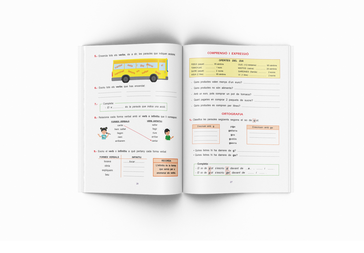 Quadern de Llengua – Pas Llengua Tercer – Primària