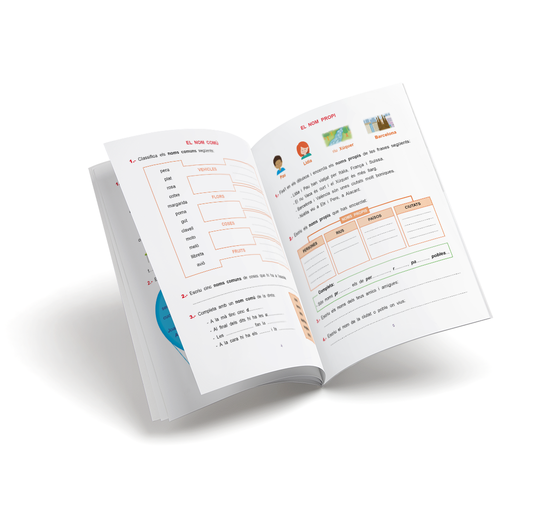 Quadern de Llengua – Pas Llengua Tercer – Primària