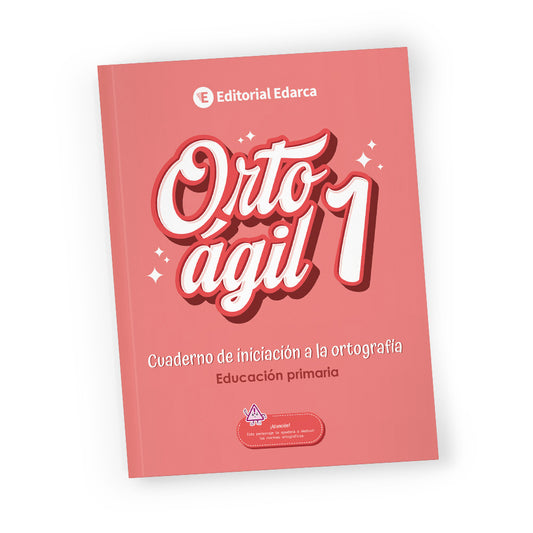 Orto ágil 1 imprenta - Quadern d'ortografia en castellà - 1r de Primària