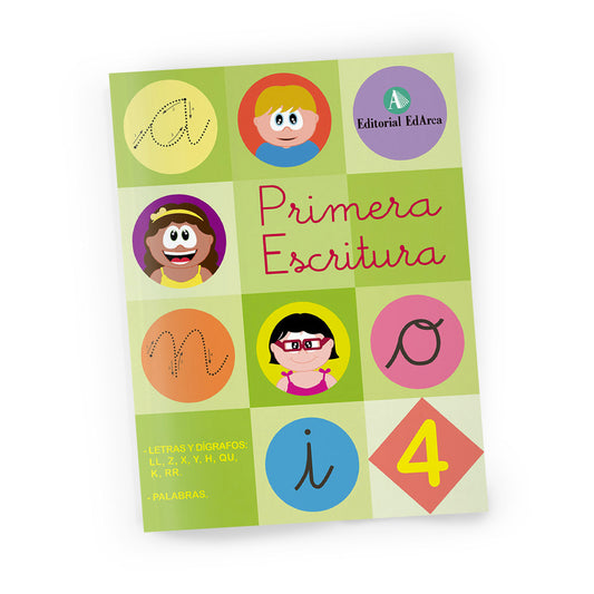 Quadern d'escriptura - Primera Escritura 4 - cursiva infantil
