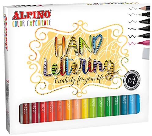 Hand Lettering Alpino amb retoladors de colors